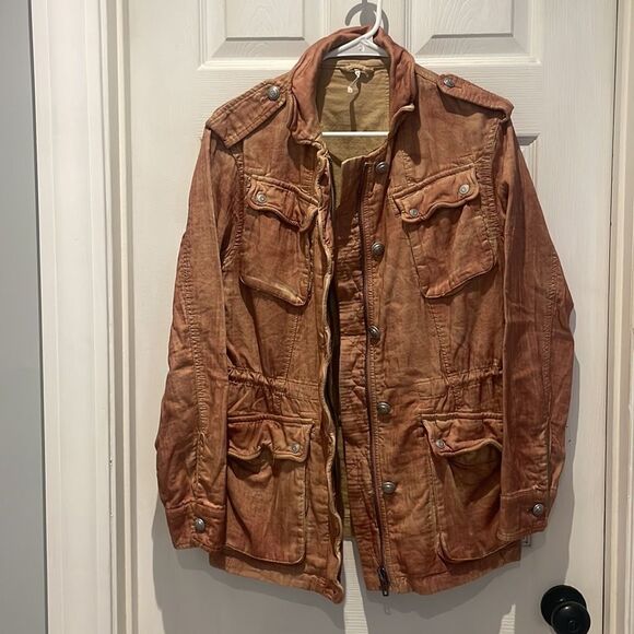 Free People not your brother’s surplus utility/military jacket SZ Xsmall - Picture 5 of 16